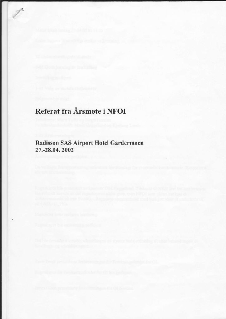 thumbnail of Referat NFOIs årsmøte 2002