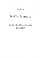 Referat NFOIs Årsmøte 2017