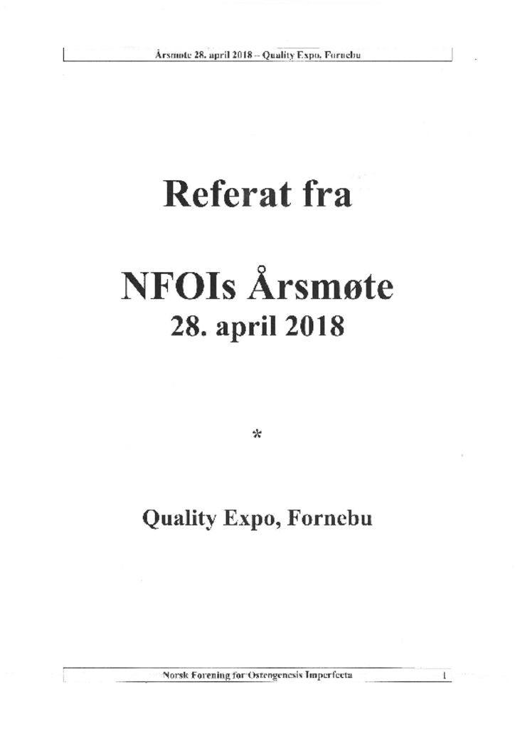 thumbnail of Referat NFOIs årsmøte 2018 -signert